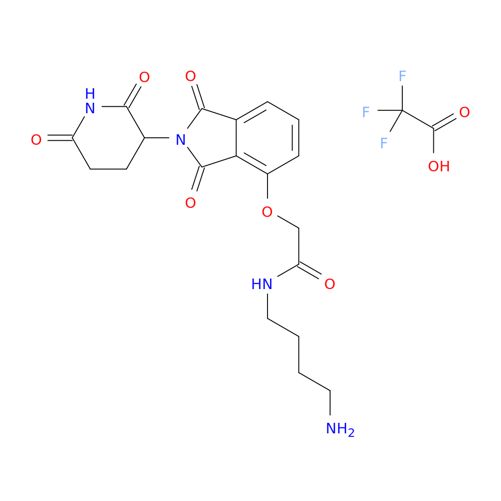 Thalidomide-O-amido-C4-NH2 (TFA)