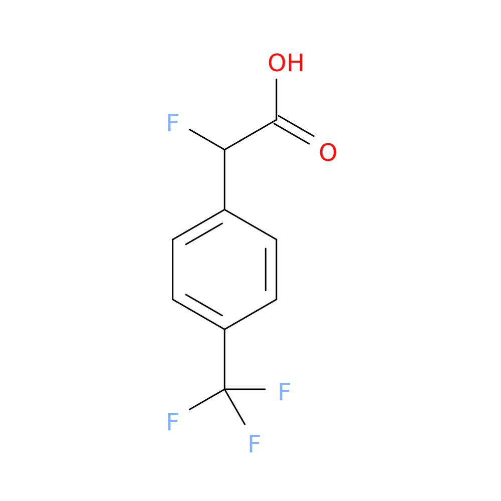 2-Fluoro-2-[4-(trifluoromethyl)phenyl]acetic acid