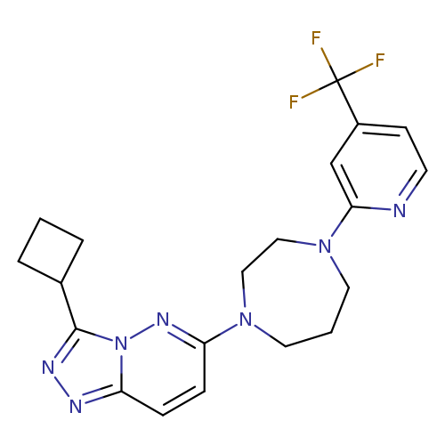 1-{3-cyclobutyl-[1,2,4]triazolo[4,3-b]pyridazin-6-yl}-4-[4-(trifluoromethyl)pyridin-2-yl]-1,4-diazepane