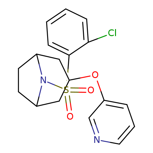 8-(2-chlorobenzenesulfonyl)-3-(pyridin-3-yloxy)-8-azabicyclo[3.2.1]octane