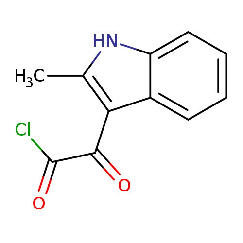 1H-Indole-3-acetyl chloride, 2-methyl-a-oxo-