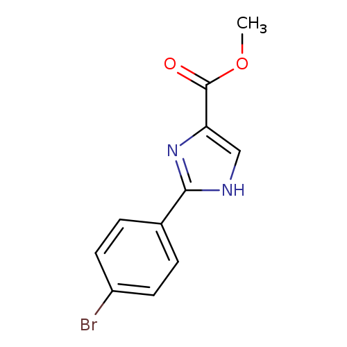 methyl 2-(4-bromophenyl)-1H-imidazole-4-carboxylate