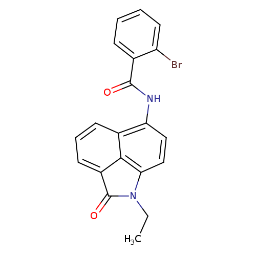 2-bromo-N-{2-ethyl-3-oxo-2-azatricyclo[6.3.1.0^{4,12}]dodeca-1(11),4(12),5,7,9-pentaen-9-yl}benzamide