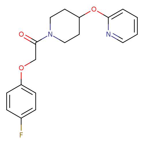 2-(4-fluorophenoxy)-1-[4-(pyridin-2-yloxy)piperidin-1-yl]ethan-1-one