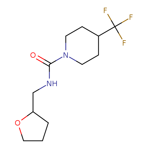N-[(oxolan-2-yl)methyl]-4-(trifluoromethyl)piperidine-1-carboxamide