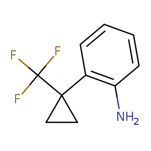 2-[1-(trifluoromethyl)cyclopropyl]aniline