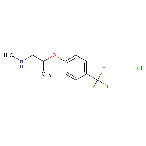 Methyl((2-[4-(trifluoromethyl)phenoxy]propyl))amine hydrochloride