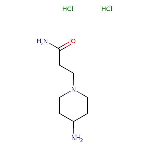 3-(4-aminopiperidin-1-yl)propanamidedihydrochloride
