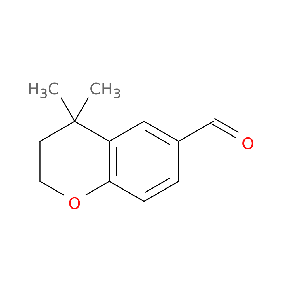 4,4-dimethyl-3,4-dihydro-2H-1-benzopyran-6-carbaldehyde