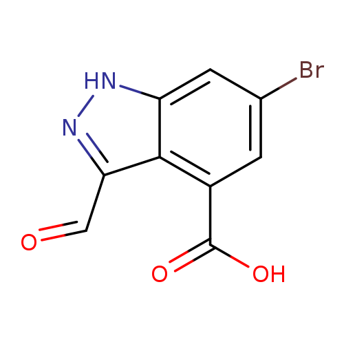 6-BROMO-3-FORMYL-4-INDAZOLECARBOXYLIC ACID