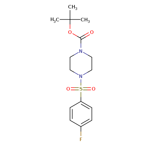 tert-Butyl 4-[(4-fluorobenzene)sulfonyl]piperazine-1-carboxylate