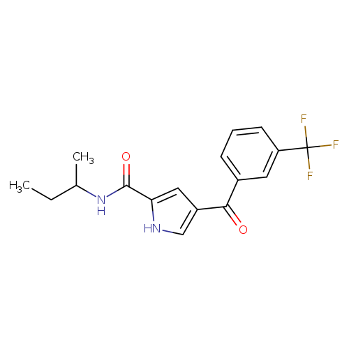 N-(butan-2-yl)-4-[3-(trifluoromethyl)benzoyl]-1H-pyrrole-2-carboxamide