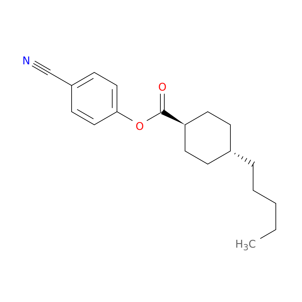 4-Cyanophenyl trans-4-pentylcyclohexanecarboxylate