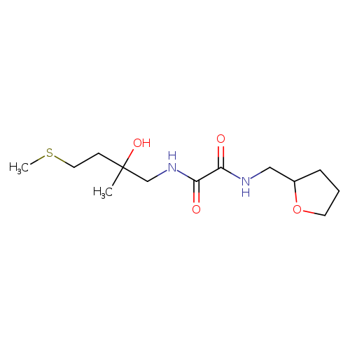 N-[2-hydroxy-2-methyl-4-(methylsulfanyl)butyl]-N'-[(oxolan-2-yl)methyl]ethanediamide