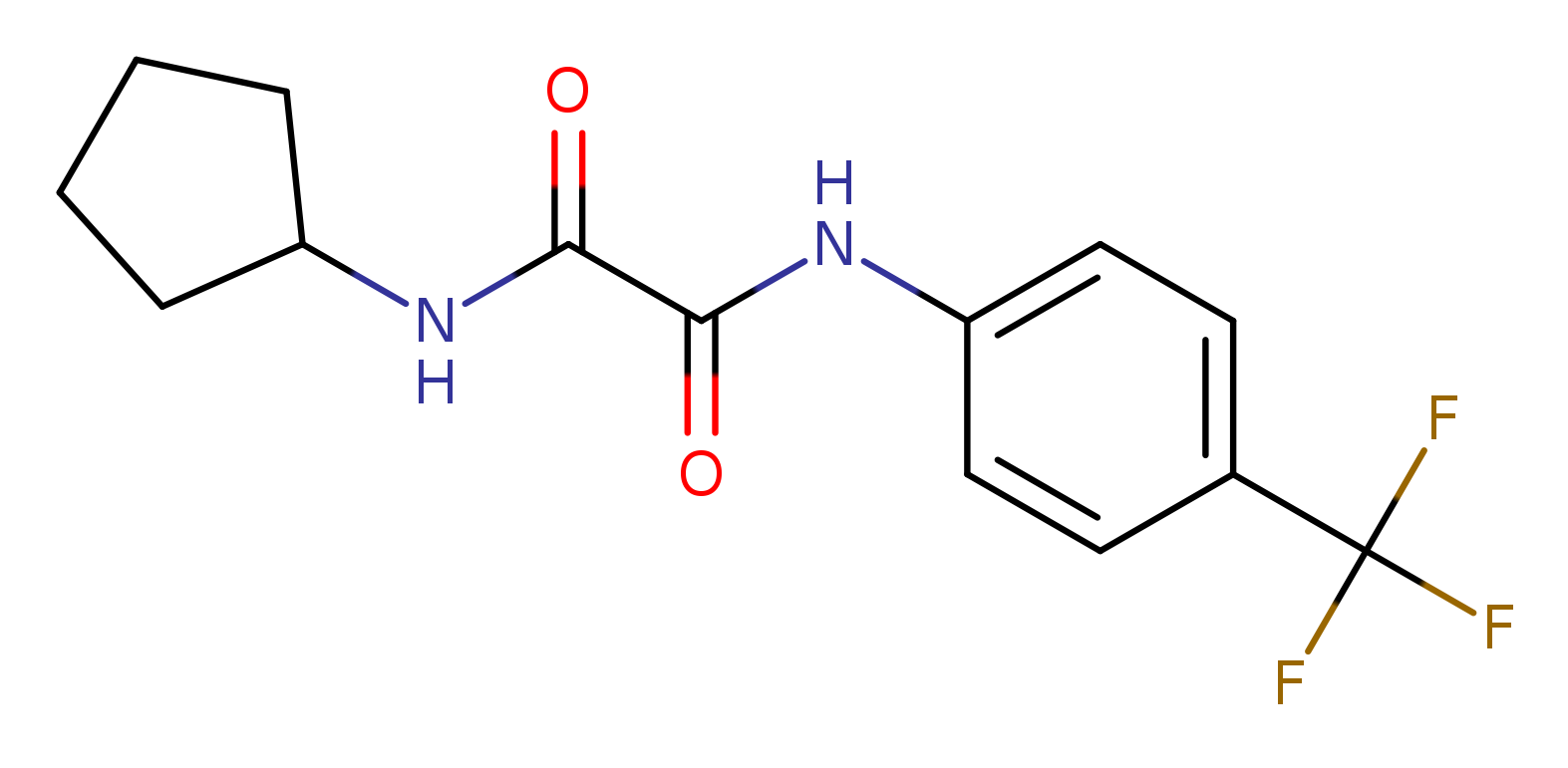 N-cyclopentyl-N'-[4-(trifluoromethyl)phenyl]ethanediamide