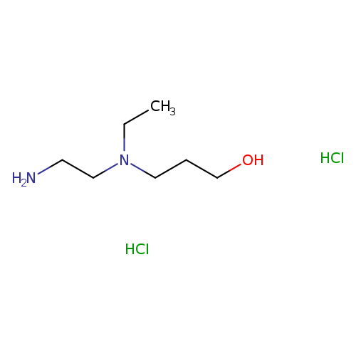 3-[(2-aminoethyl)(ethyl)amino]propan-1-ol dihydrochloride