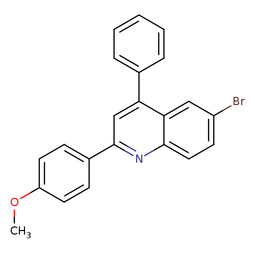 6-bromo-2-(4-methoxyphenyl)-4-phenylquinoline