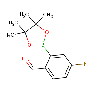 4-fluoro-2-(4,4,5,5-tetramethyl-1,3,2-dioxaborolan-2-yl)benzaldehyde