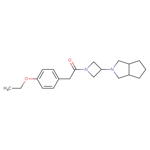 2-(4-ethoxyphenyl)-1-(3-{octahydrocyclopenta[c]pyrrol-2-yl}azetidin-1-yl)ethan-1-one