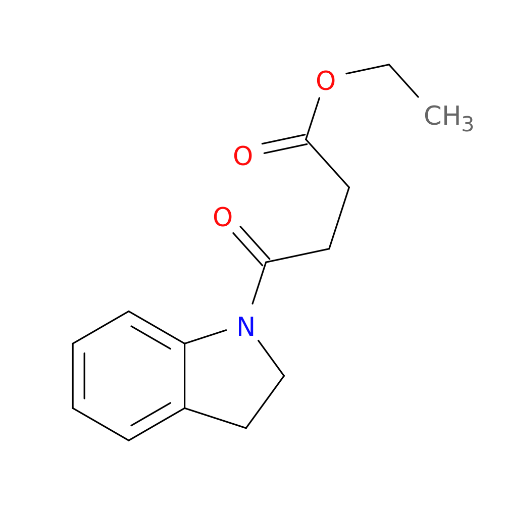 ethyl 4-(2,3-dihydro-1H-indol-1-yl)-4-oxobutanoate