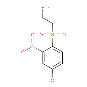 4-Chloro-2-nitro-1-(propylsulfonyl)benzene