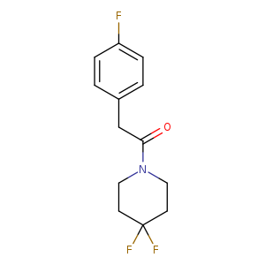 1-(4,4-difluoropiperidin-1-yl)-2-(4-fluorophenyl)ethan-1-one