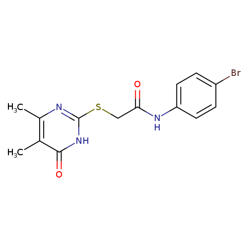 N-(4-bromophenyl)-2-[(4,5-dimethyl-6-oxo-1,6-dihydropyrimidin-2-yl)sulfanyl]acetamide