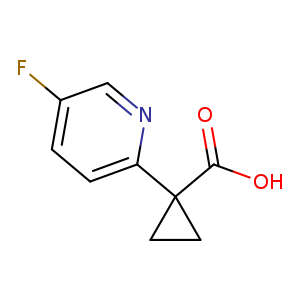1-(5-Fluoropyridin-2-yl)cyclopropanecarboxylic acid