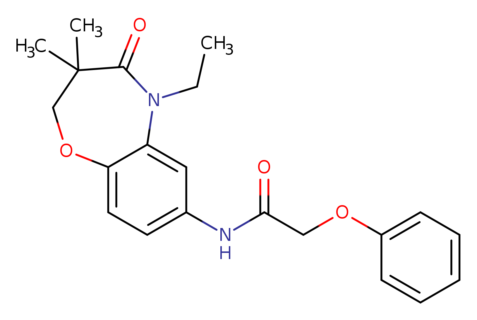 N-(5-ethyl-3,3-dimethyl-4-oxo-2,3,4,5-tetrahydro-1,5-benzoxazepin-7-yl)-2-phenoxyacetamide