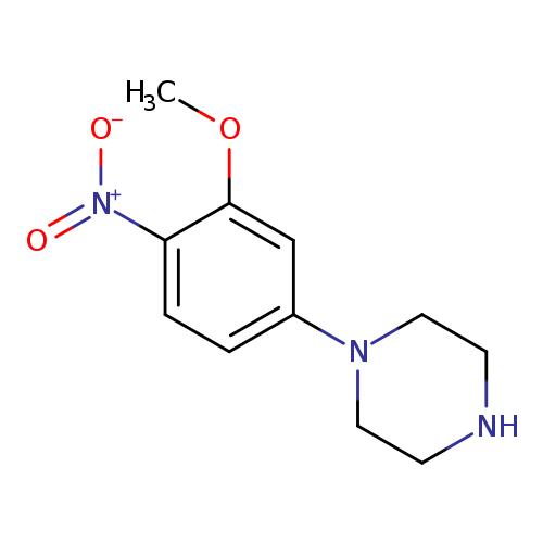 1-(3-Methoxy-4-nitrophenyl)piperazine