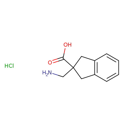 2-(aminomethyl)-2,3-dihydro-1H-indene-2-carboxylic acid hydrochloride