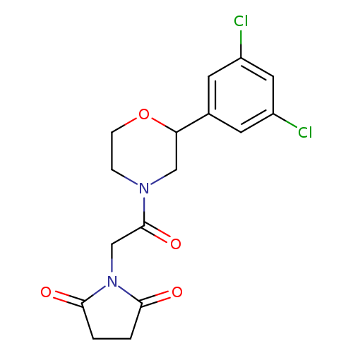 1-{2-[2-(3,5-dichlorophenyl)morpholin-4-yl]-2-oxoethyl}pyrrolidine-2,5-dione