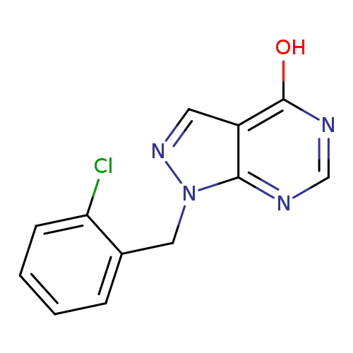 1-(2-Chloro-benzyl)-1H-pyrazolo[3,4-d]pyrimidin-4-ol