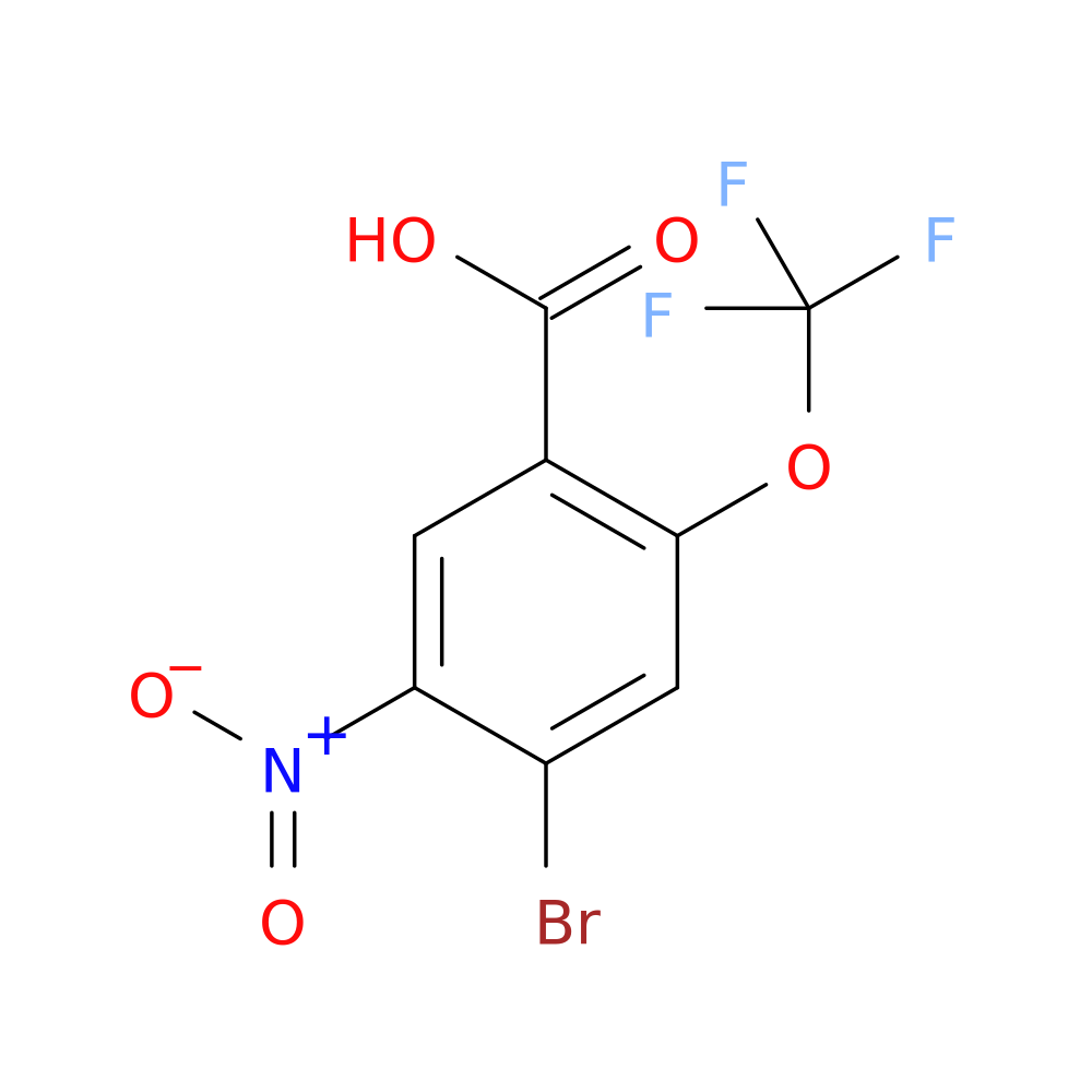 4-bromo-5-nitro-2-(trifluoromethoxy)benzoic acid