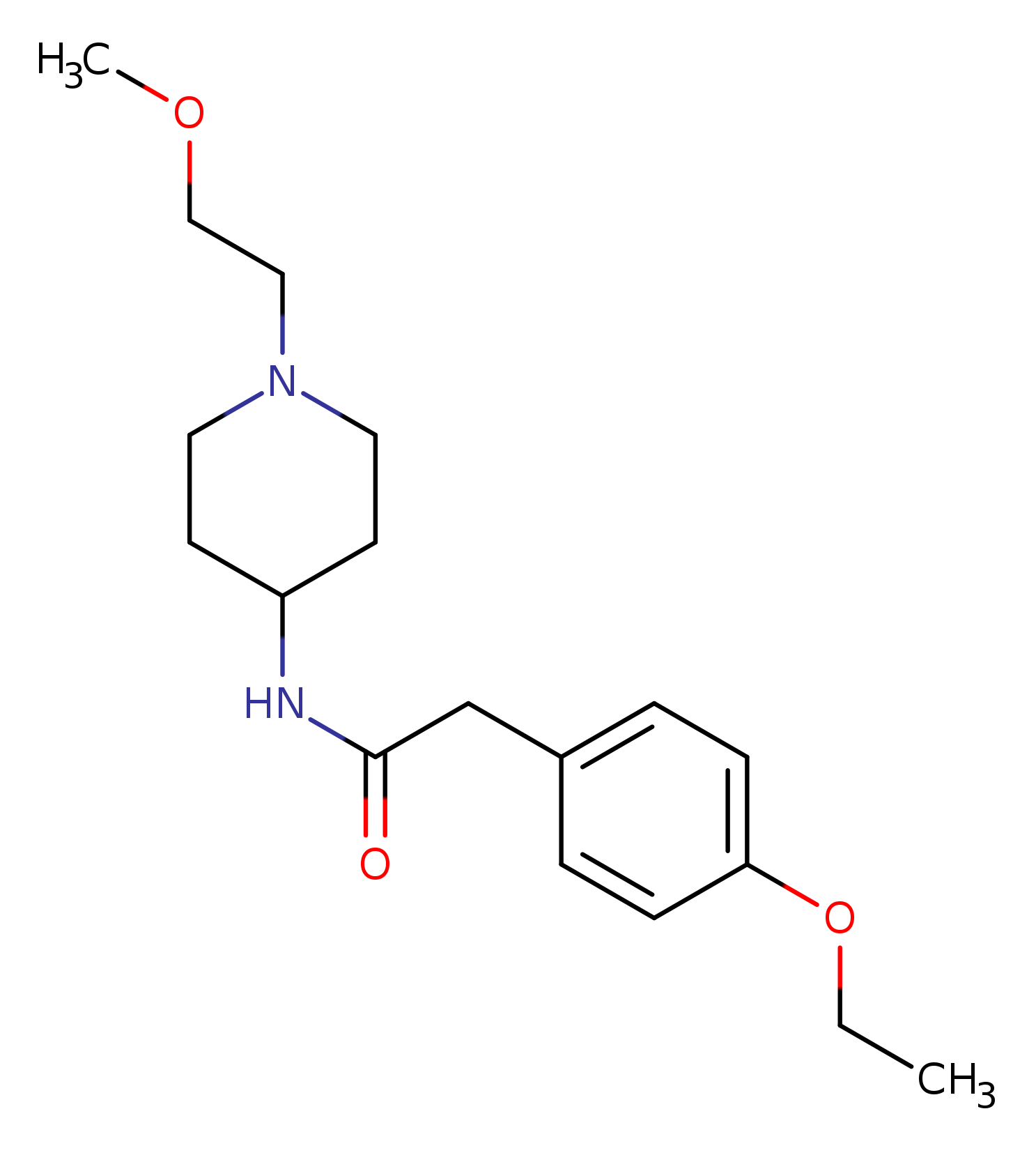 2-(4-ethoxyphenyl)-N-[1-(2-methoxyethyl)piperidin-4-yl]acetamide
