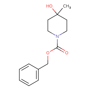 1-Piperidinecarboxylicacid, 4-hydroxy-4-methyl-, phenylmethyl ester