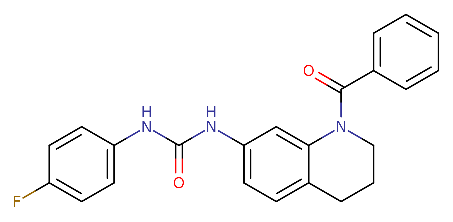 3-(1-benzoyl-1,2,3,4-tetrahydroquinolin-7-yl)-1-(4-fluorophenyl)urea