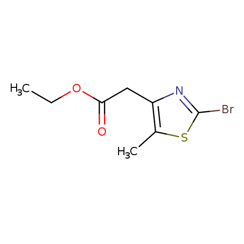 ethyl 2-(2-bromo-5-methyl-1,3-thiazol-4-yl)acetate