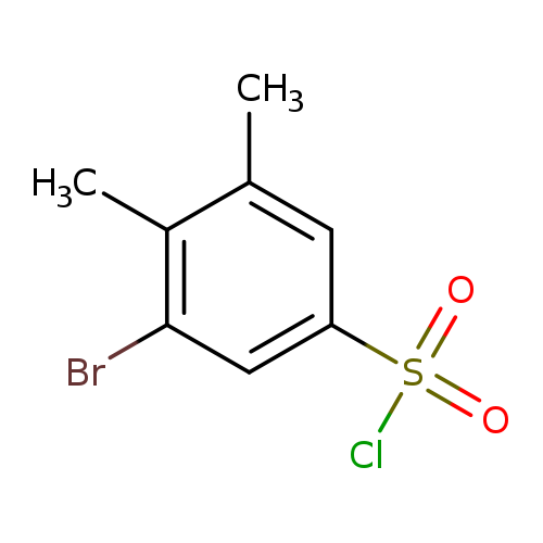 3-bromo-4,5-dimethylbenzene-1-sulfonyl chloride