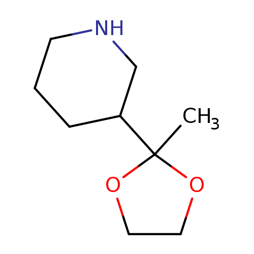 3-(2-Methyl-1,3-dioxolan-2-yl)piperidine