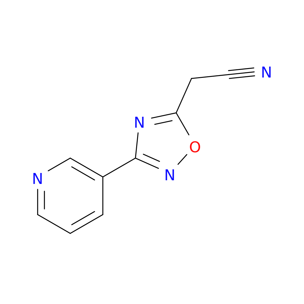 (3-Pyridin-3-yl-[1,2,4]oxadiazol-5-yl)-acetonitrile