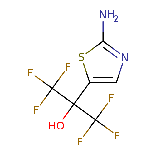 2-(2-Amino-1,3-thiazol-5-yl)-1,1,1,3,3,3-hexafluoropropan-2-ol