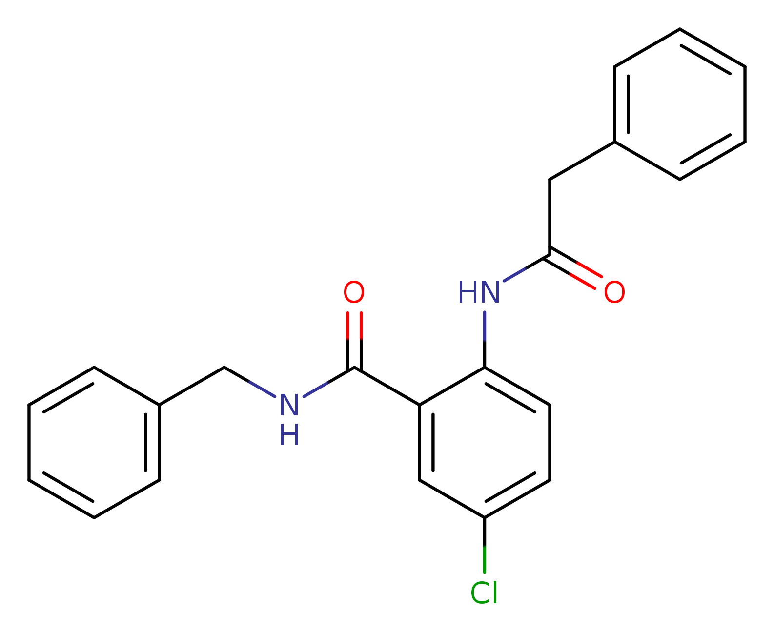 N-benzyl-5-chloro-2-[(phenylacetyl)amino]benzamide