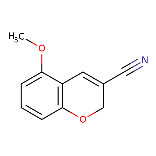 5-Methoxy-2H-1-benzopyran-3-carbonitrile