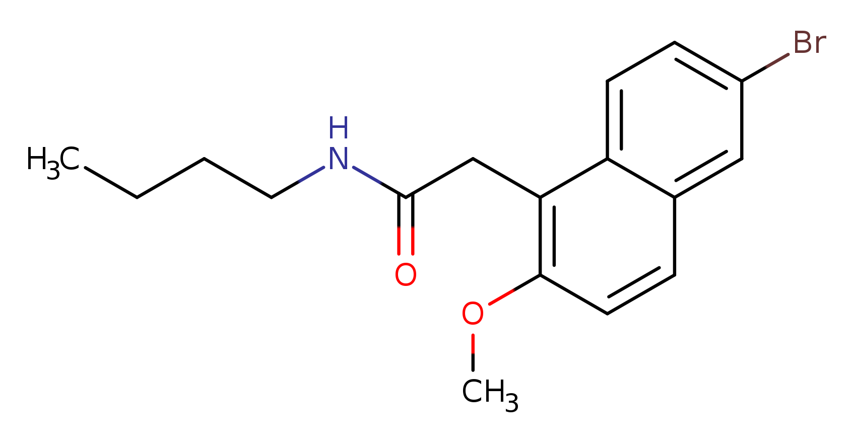 2-(6-bromo-2-methoxynaphthalen-1-yl)-N-butylacetamide