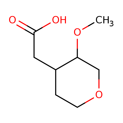 2-(3-methoxyoxan-4-yl)acetic acid