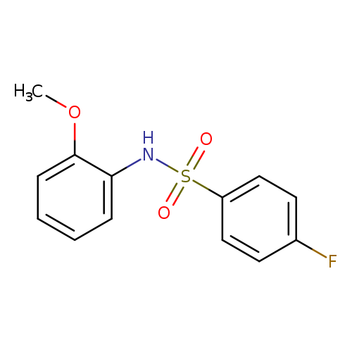 4-fluoro-N-(2-methoxyphenyl)benzene-1-sulfonamide