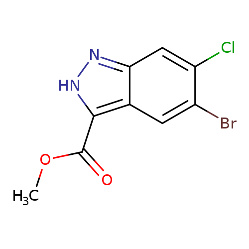 Methyl 5-bromo-6-chloro-1H-indazole-3-carboxylate