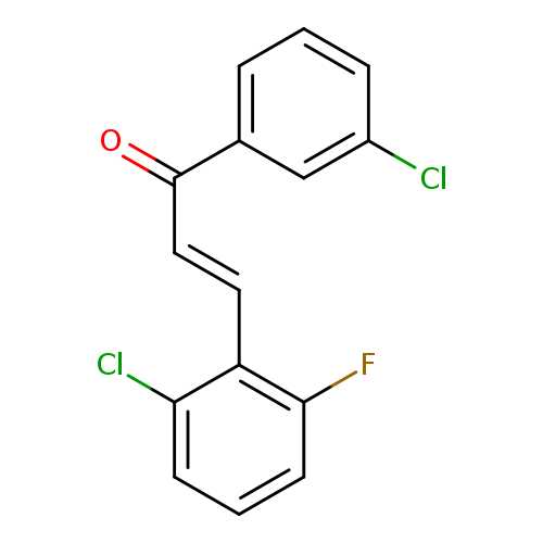 (2E)-3-(2-chloro-6-fluorophenyl)-1-(3-chlorophenyl)prop-2-en-1-one