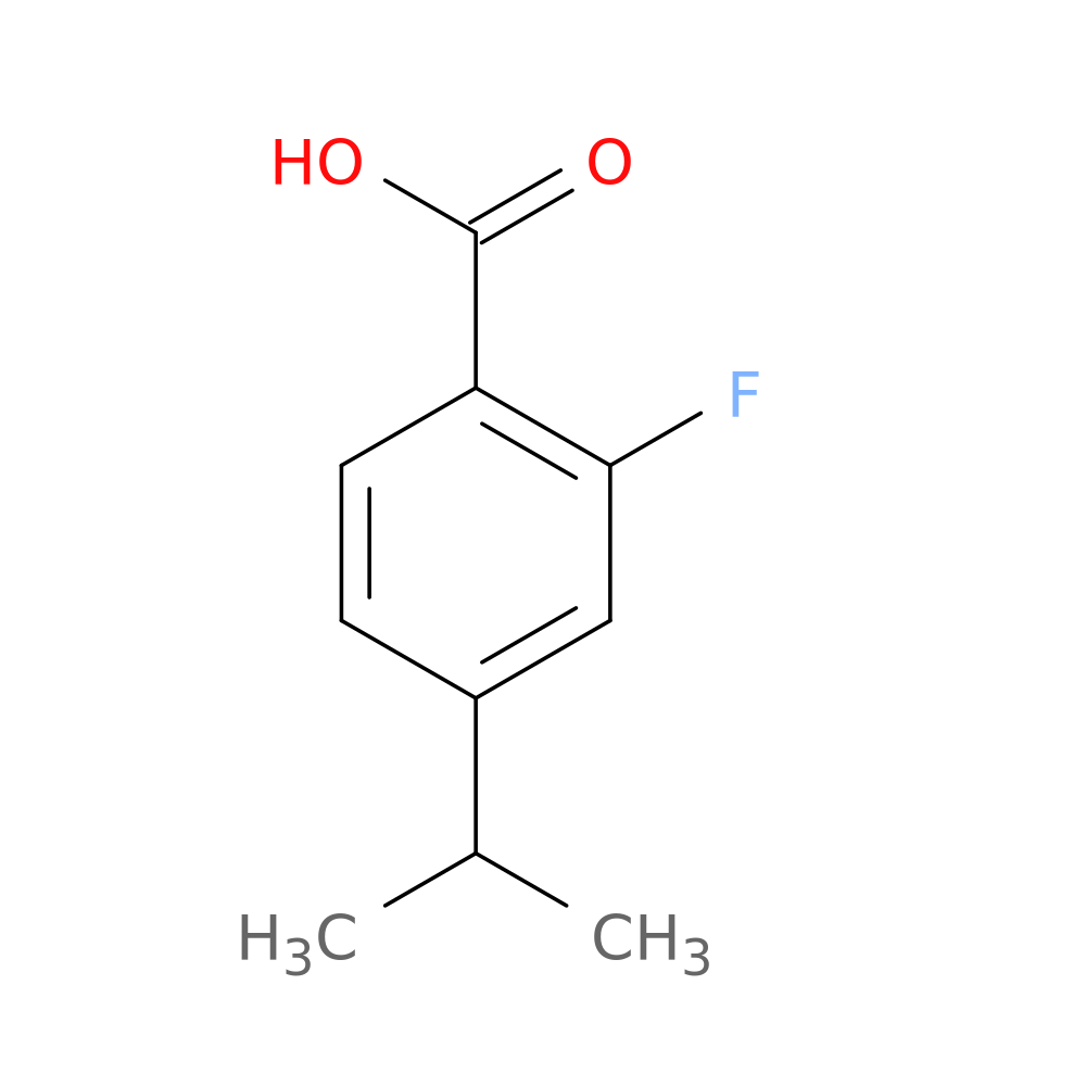 2-Fluoro-4-(propan-2-yl)benzoic acid